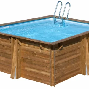 Exteriorea piscine bois carré Smart Plug BlueWave I